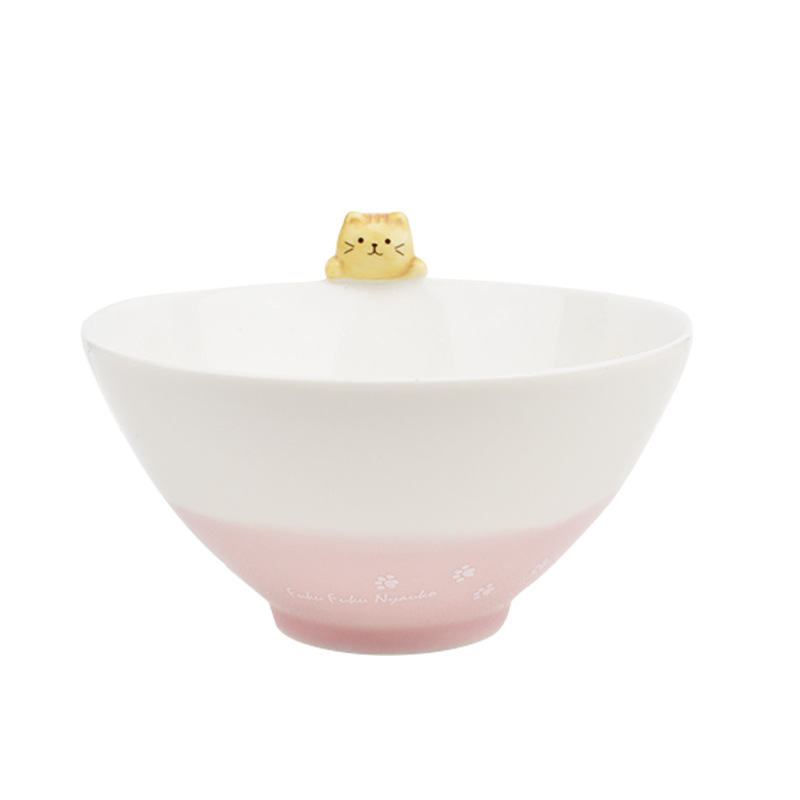 3D 고양이 도자기공기 (일본수입) - 상세 이미지 3