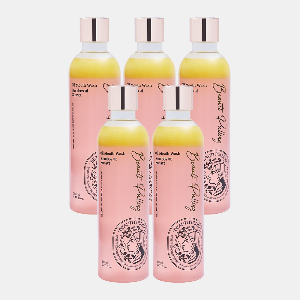 동국제약 뷰티풀링 오일가글 루이보스엣선셋 / 오일마우스워시 280ml, 5개 - 상품 이미지