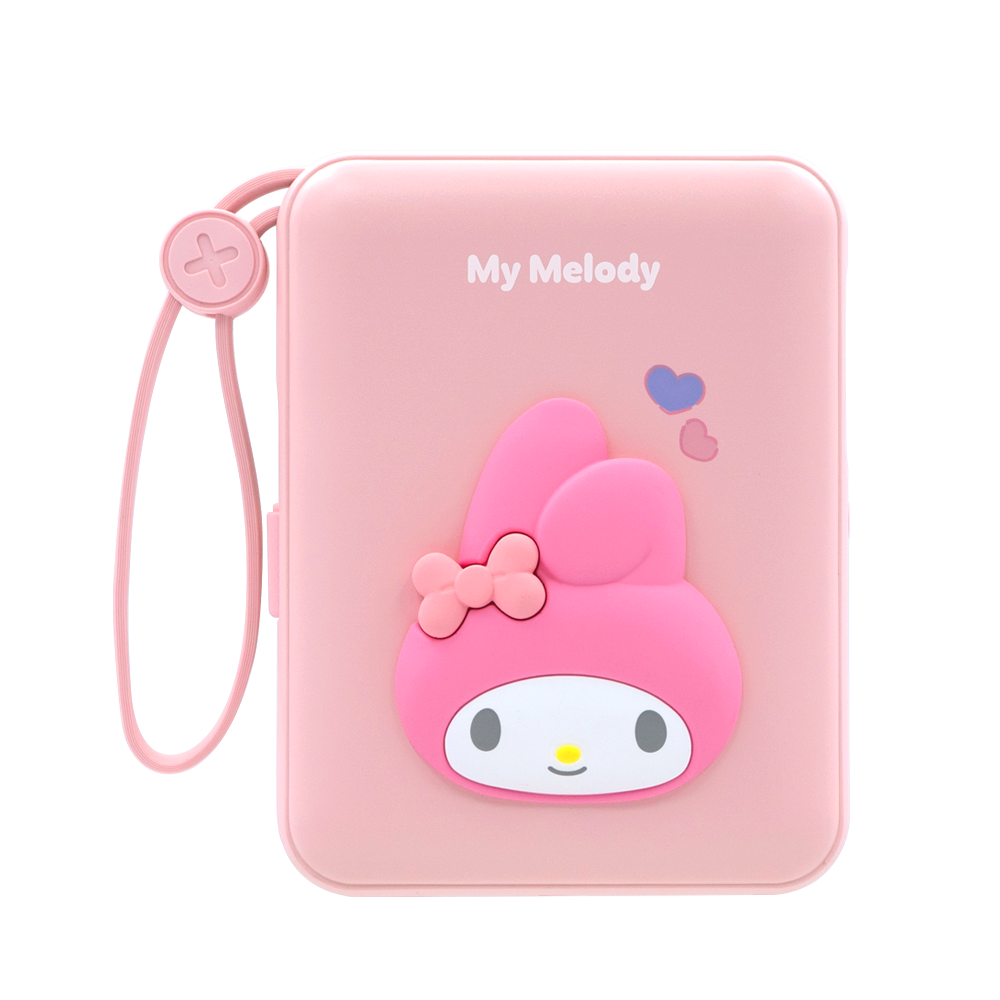산리오 마이멜로디 대용량 보조배터리 10000mAh 잔량표시 고속충전 일체형 - 상품 이미지