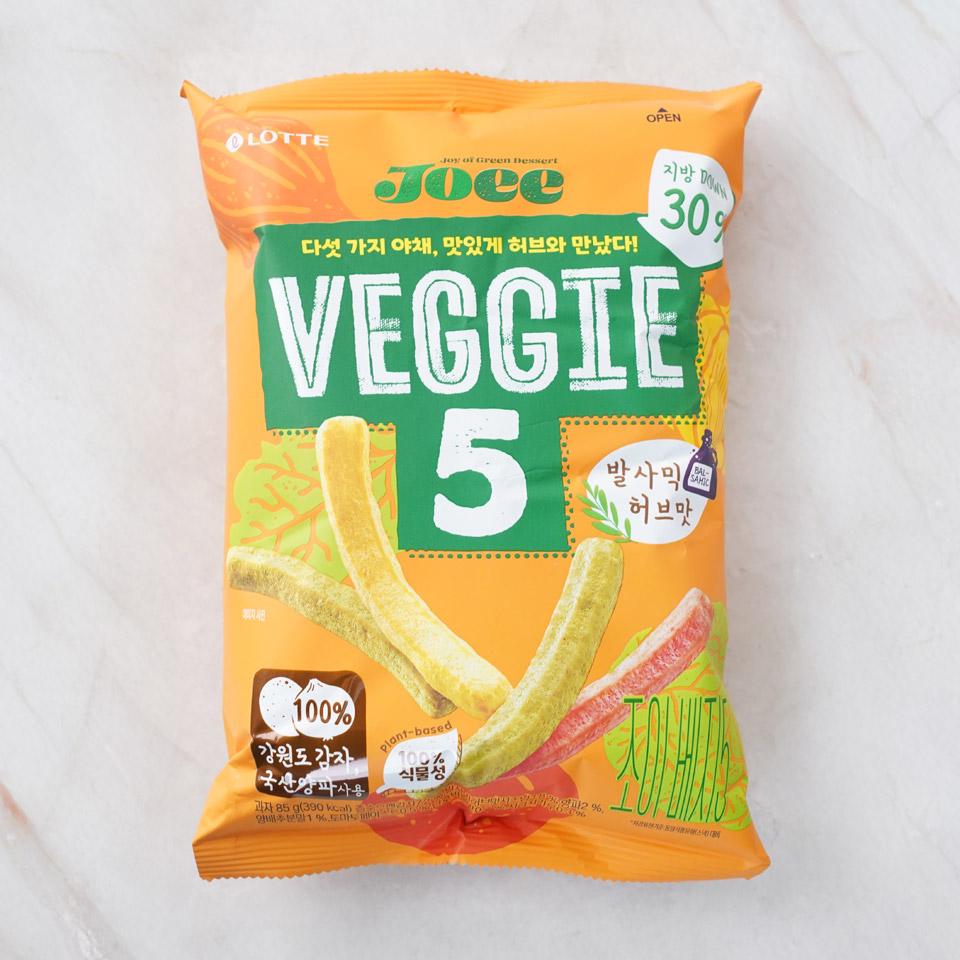 메가마트 롯데웰푸드 JOEE 베지5 발사믹허브맛 85g - 메인 이미지