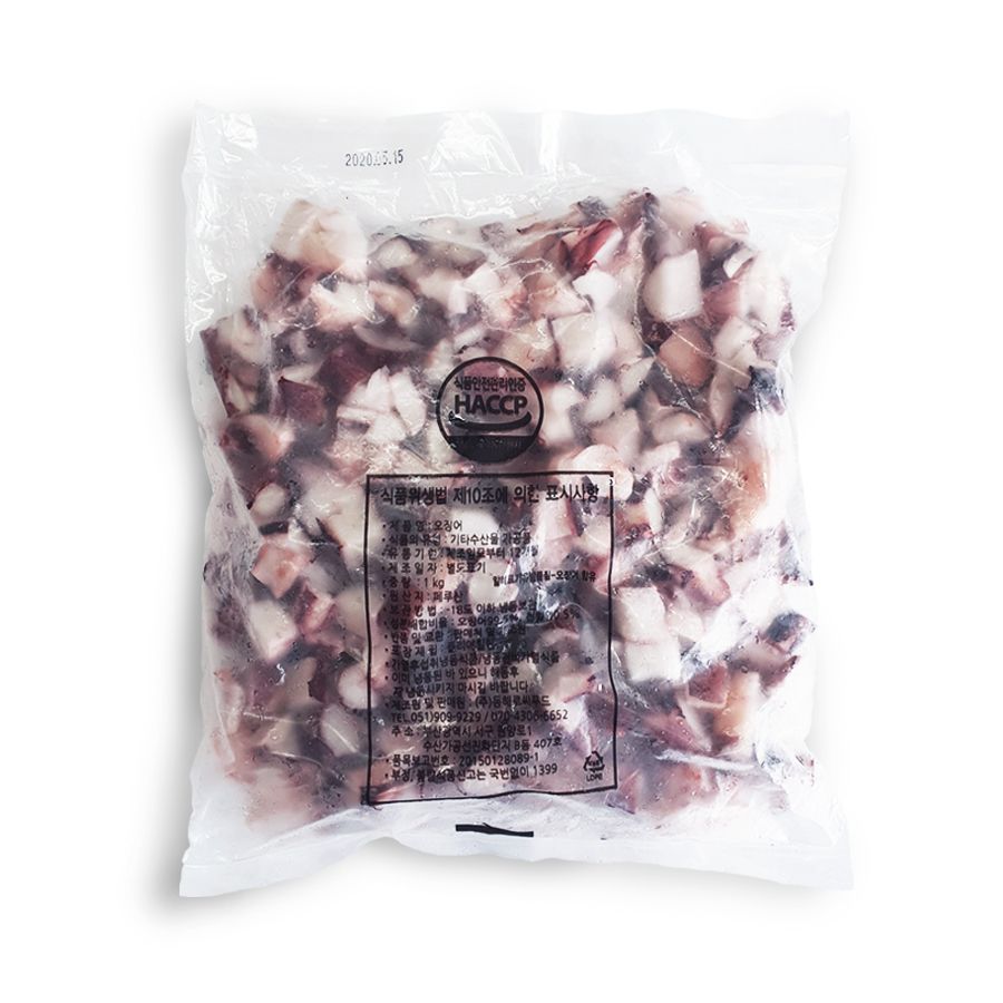가문어 다리슬라이스 (1kg/사이즈별) HACCP 타코야끼용 자숙오징어 문어빵 동해로씨푸드 DH - 상세 이미지 4