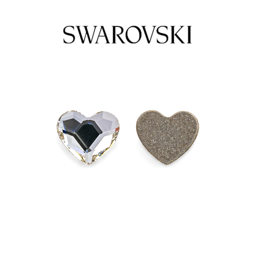 스와로브스키 네일 스톤 2808 하트 3mm 크리스탈 젤 셀프 아트 파츠 재료