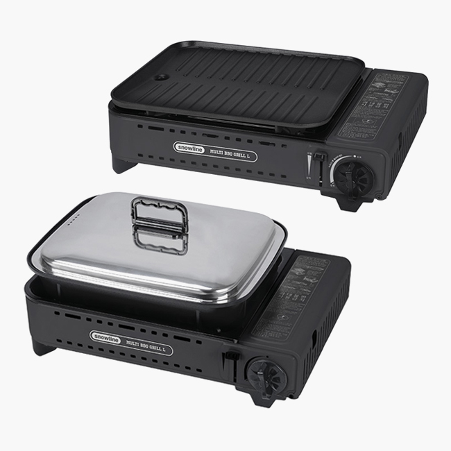 스노우라인 멀티 BBQ 그릴 L 캠핑 구이바다