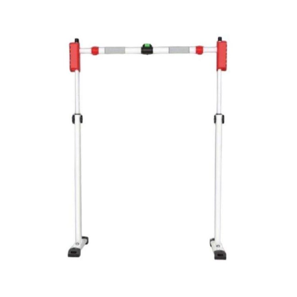 문틀 철봉 가정용 문 통로 풀업바 복도 턱걸이 B형 화이트 (96-125cm) - 상세 이미지 4