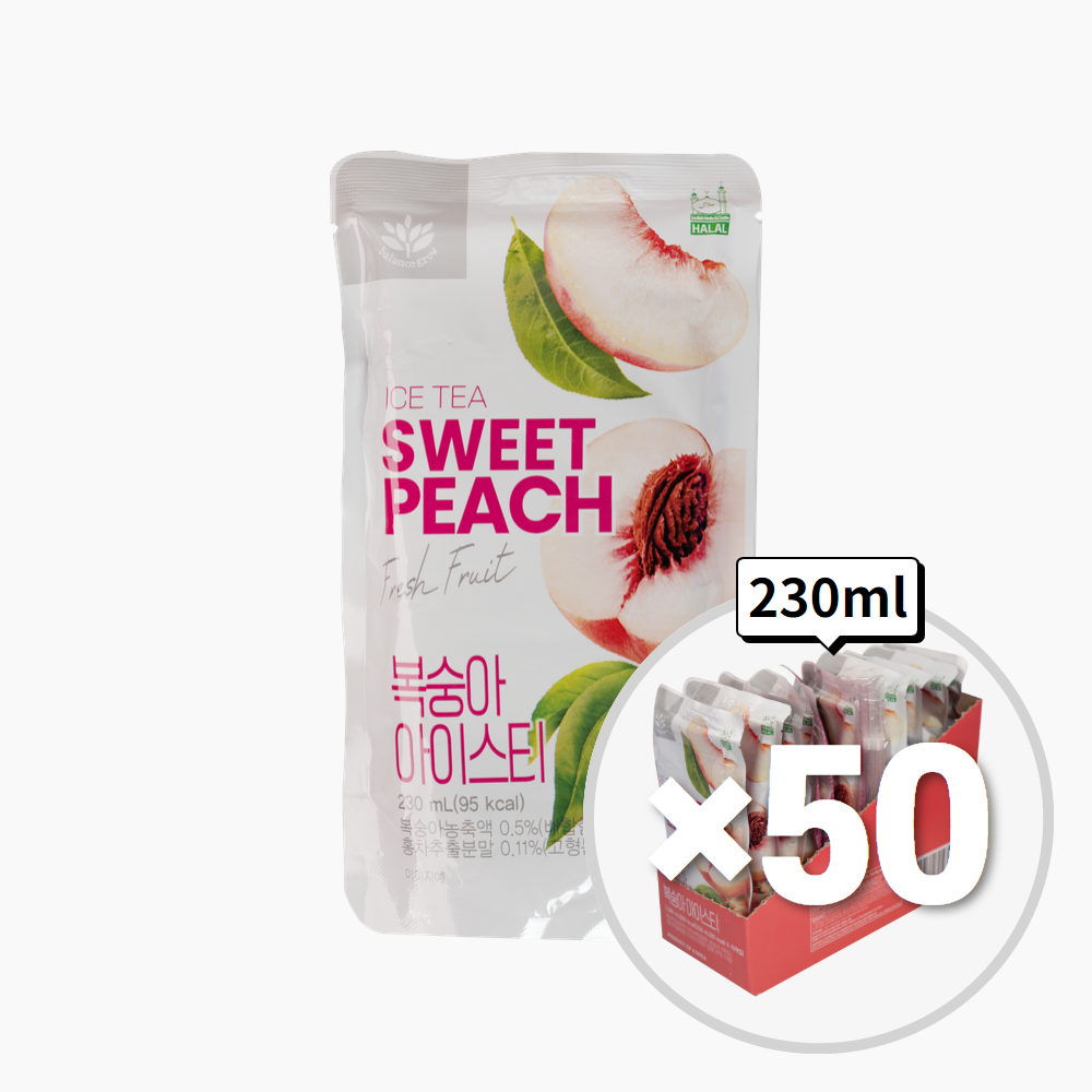 편의점 파우치음료 230ml(10개입) 커피 복숭아 블루레몬 아이스티 이미지 7
