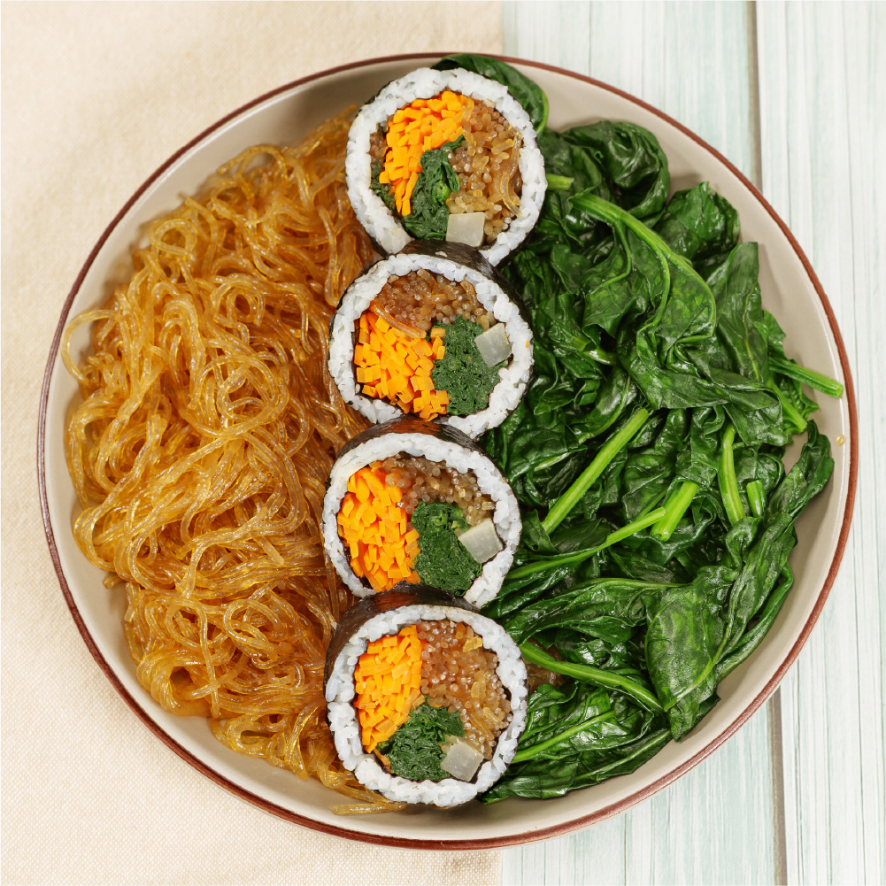 11시45분 비건 일품잡채 김밥 냉동도시락 220g - 상세 이미지 5