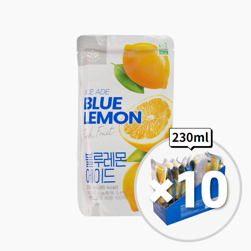 편의점 파우치음료 230ml(10개입) 커피 복숭아 블루레몬 아이스티 - 상세 이미지 4