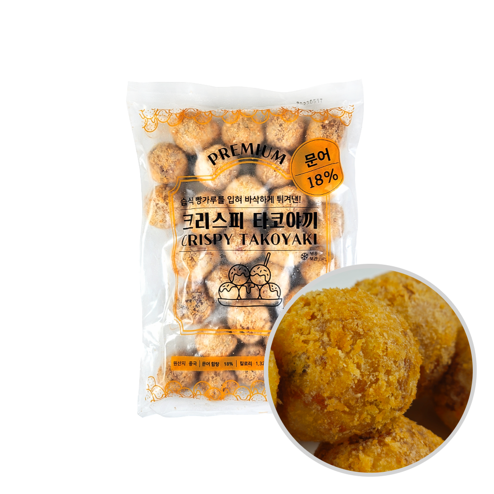 지엔씨 크리스피 타코야끼 1kg - 상세 이미지 4