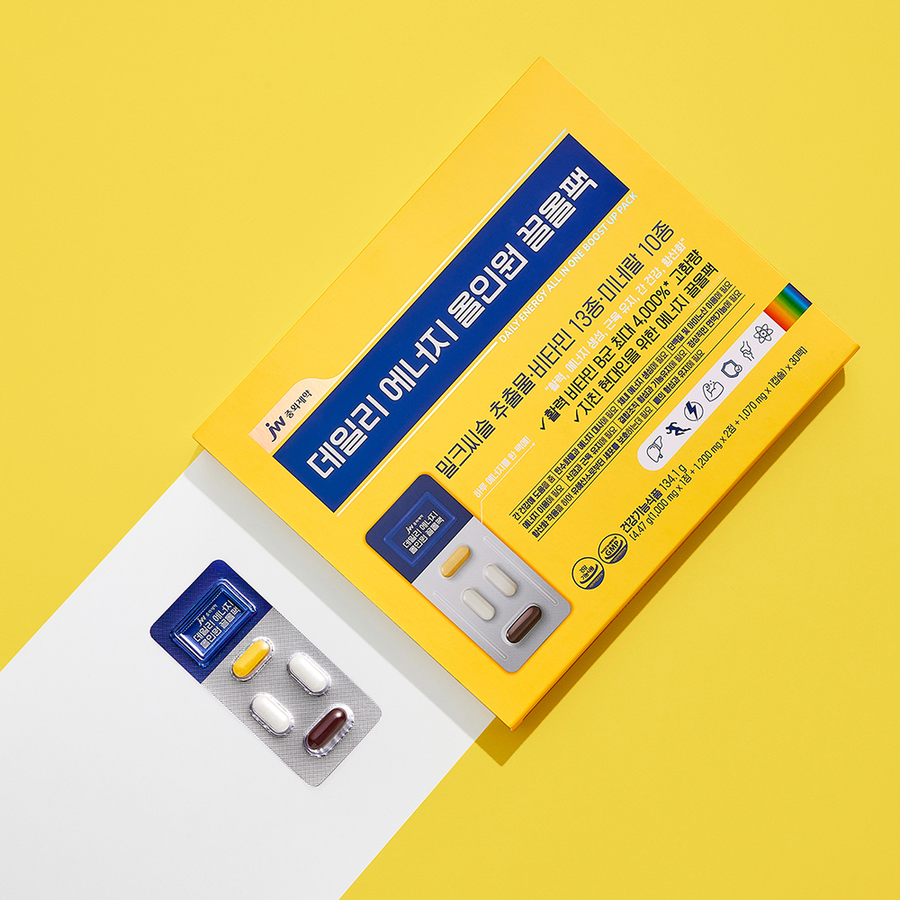 JW중외제약 데일리 에너지 끌올팩 비타민B 밀크씨슬 올인원영양제 멀티팩 30포, 1개 - 상세 이미지 5