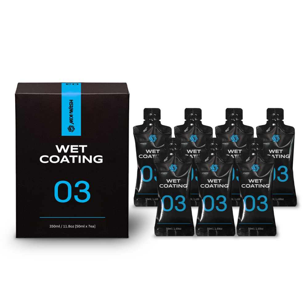 믹스앤워시 30초 퀵 발수 코팅 터치리스 습식코팅제 1박스 (7포) 세차용품