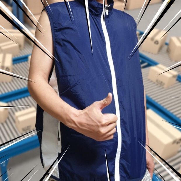 바람 나오는 에어컨조끼 쿨링베스트 냉장고 조끼 선풍기 옷