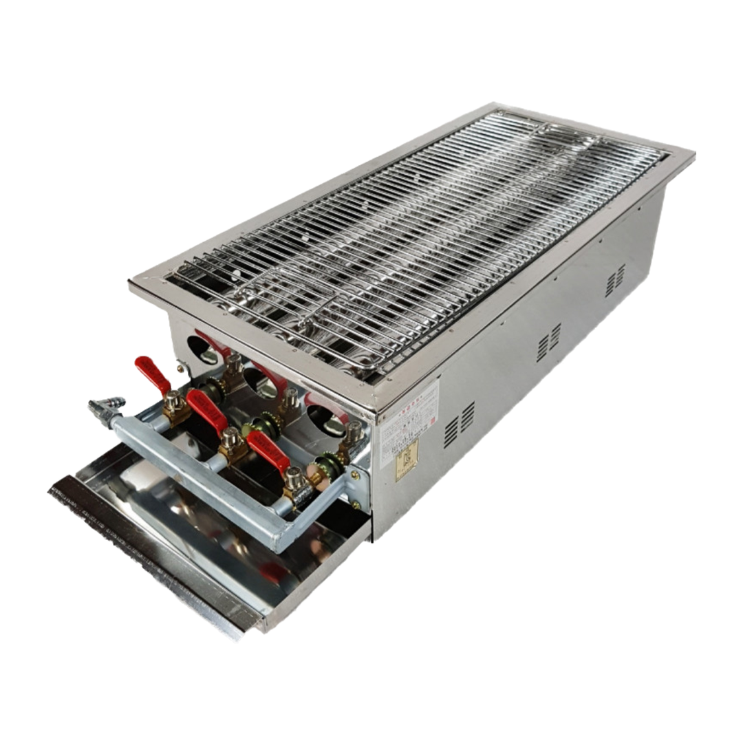 대영산업 닭꼬치 버너 기계 (LPG/LNG) 석쇠포함 구이기 기계