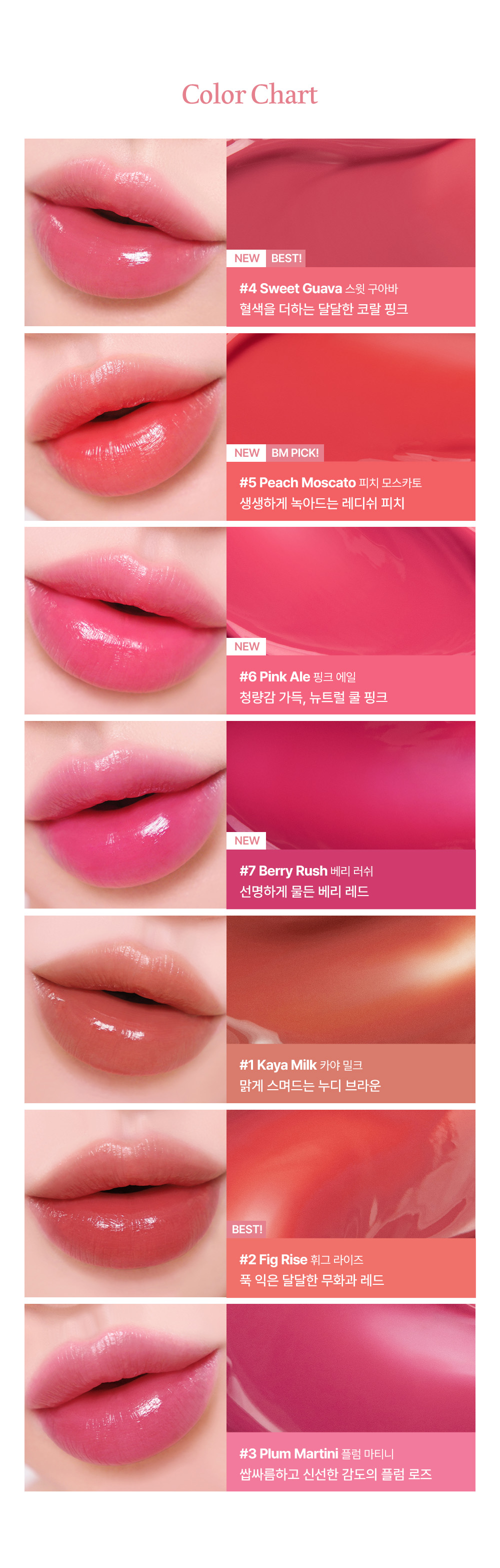 encre à lèvres too cool for school coréen k-beauty