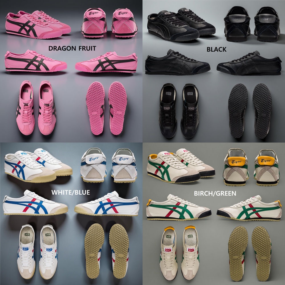 오니츠카타이거 멕시코 66 스니커즈 남성 1183C102 BIRCH/PEACOAT 270 - 상세 이미지 2