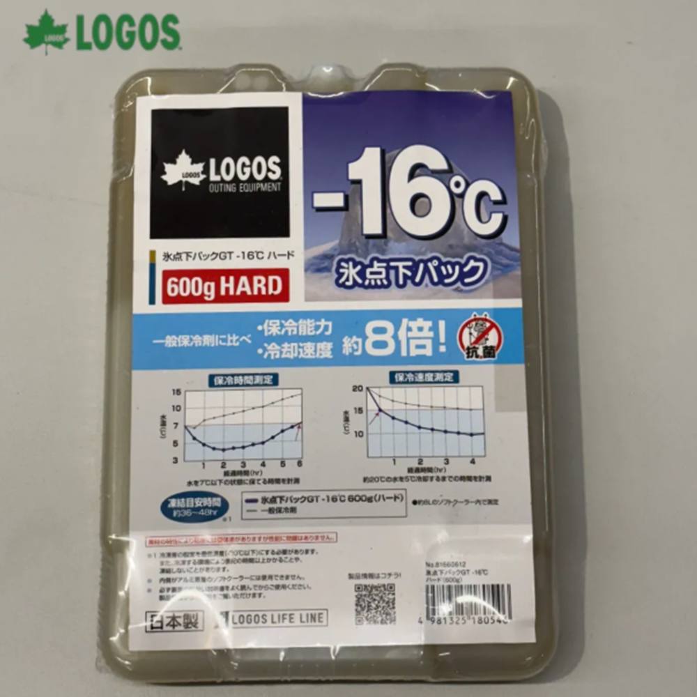 아이스팩 로고스 빙점하 GT -16℃ 600g 캠핑 얼음팩 보냉팩