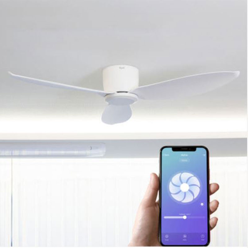 한국형 벨로스 IoT 스마트 실링팬 112cm 44인치 올화이트 조명불포함 안방실링팬