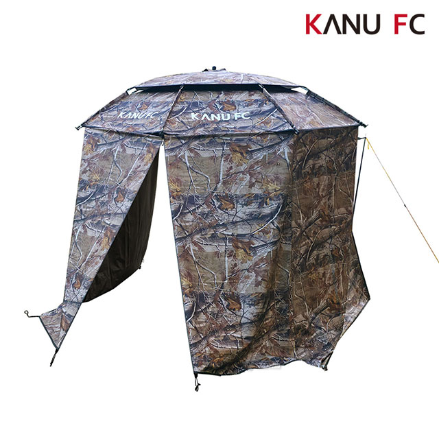 카누 심플 파라솔 세트 KP-520PW 지퍼형 커튼 월 방수 암막 간이 텐트