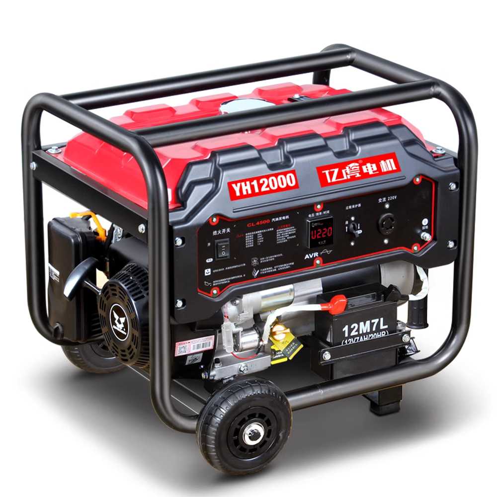 인버터 가솔린 발전기 소형 전기 저소음 비상용 고압 4200W 수동/전동 220V - 상세 이미지 2