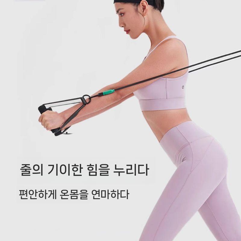 당기는 운동 저항 스트레칭 강도 트레이너 기구 헬스 스트랩 필라테스 훈련 로프 - 상세 이미지 3