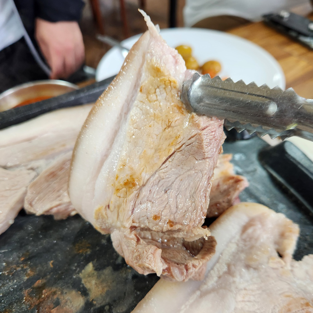 한돈 앞다리살 구이용 미박 전지 500g, 1개 - 상세 이미지 3