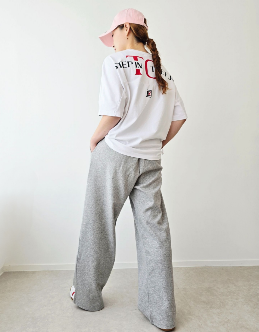 LLBX 와이드핏 스웨트 트레이닝 팬츠 - 상세 이미지 2
