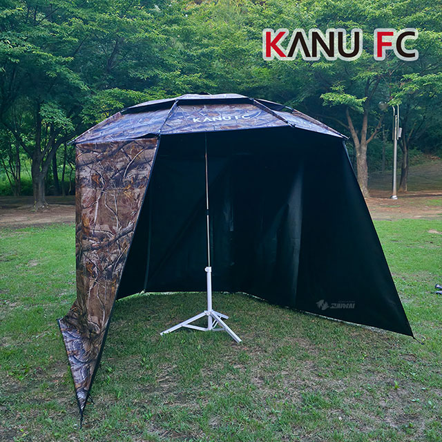 카누 심플 파라솔 세트 KP-520PW 지퍼형 커튼 월 방수 암막 간이 텐트
