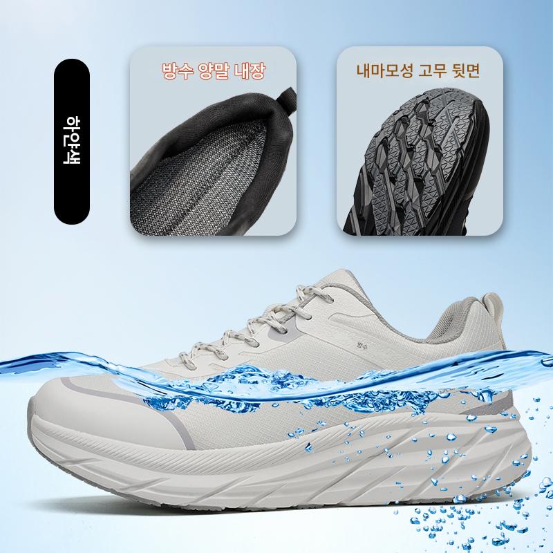비올때운동화 젖지않는 가벼운 완전방수운동화 허리에좋은 신발 블랙 230 이미지 7