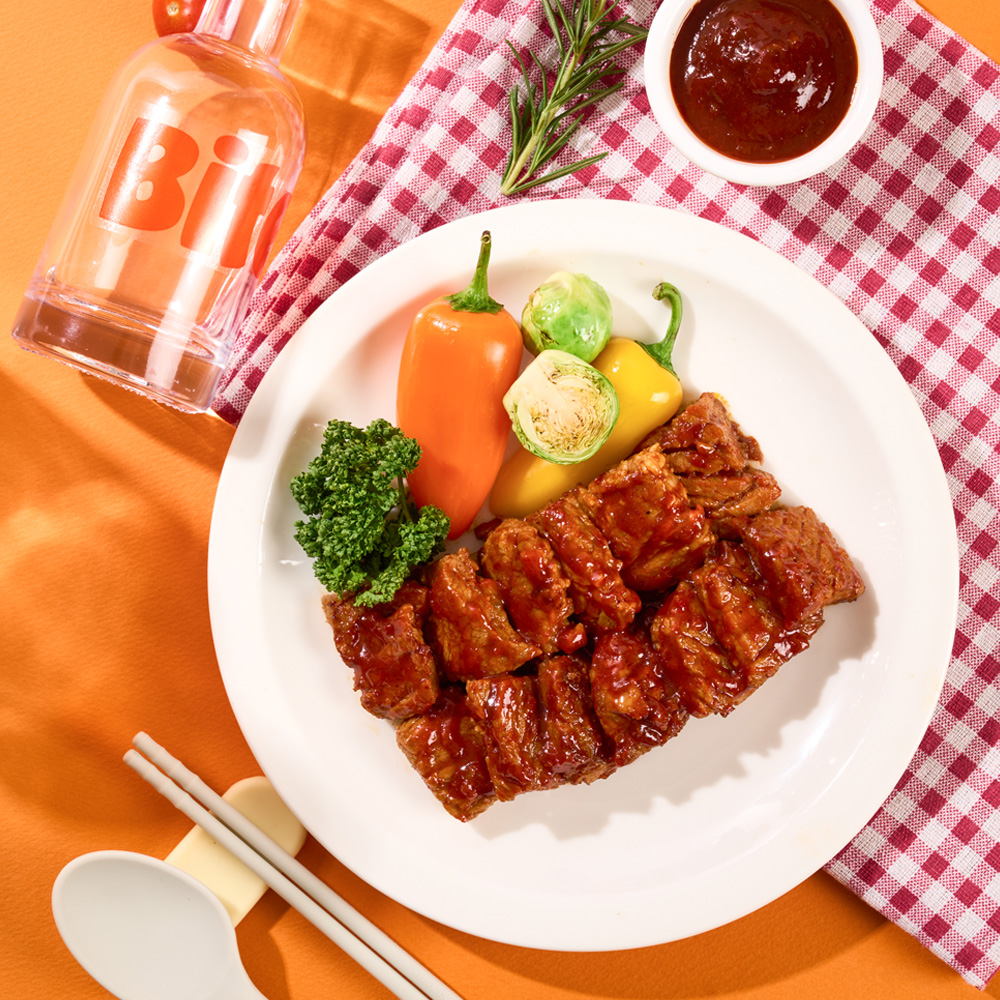 [10팩x참소스] 바이트 한입저당 양념갈비맛 돼지구이 제육볶음 저당닭갈비 닭가슴살대신 단백질 - 상세 이미지 2