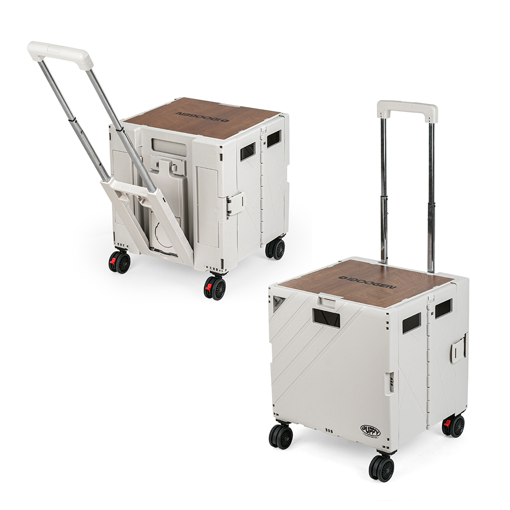 아이두젠 퍼피박스 접이식 폴딩 카트 쇼핑 장바구니 캐리어 손수레