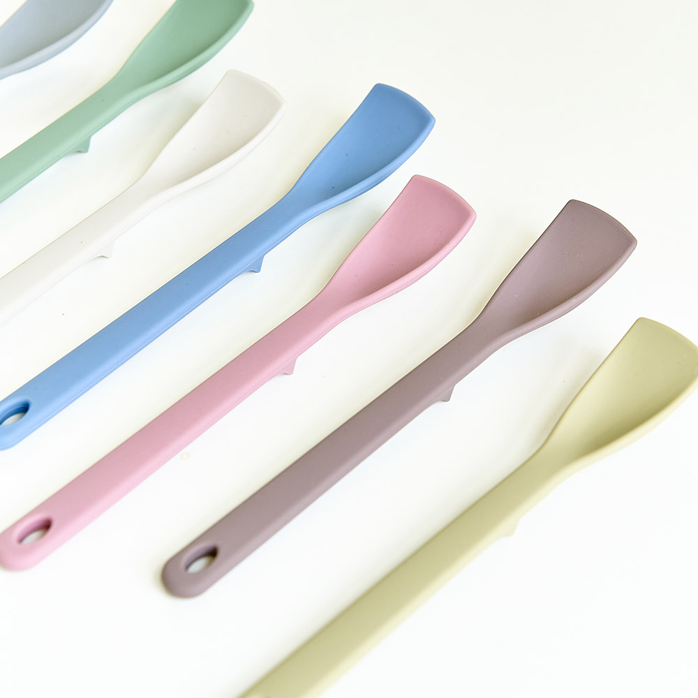 국내산 실리콘 젤라또 스파츌라 13color 미니 알뜰 주걱 자취생 요리스푼 열탕소독 - 상세 이미지 4