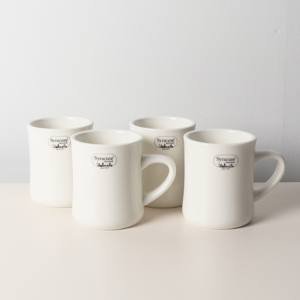 시라쿠스 뉴욕 킹스인 오목머그컵 집들이선물 400ml, 4개 - 상품 이미지