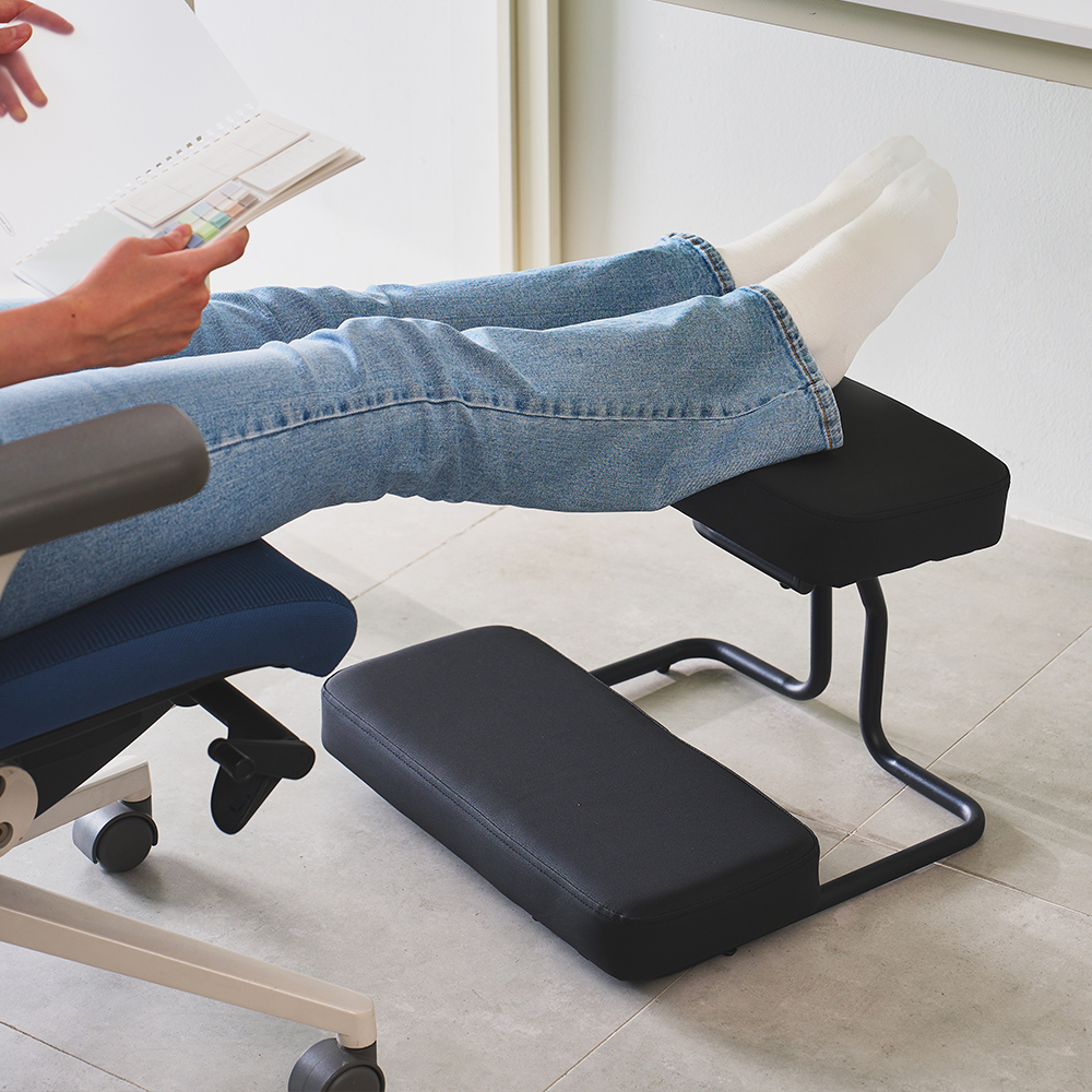 올인홈 책상 발받침대 발판 사무실 컴퓨터 2단 쿠션 발받침 다리받침대 풋레스트 기본형