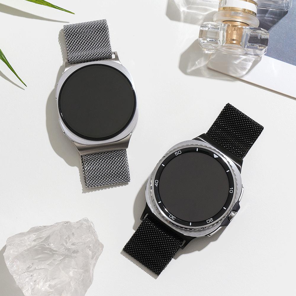 갤럭시워치8 스트랩 밀레니즈 루프 갤워치8 클래식 메탈 마그네틱 자석 밴드 시계줄 호환