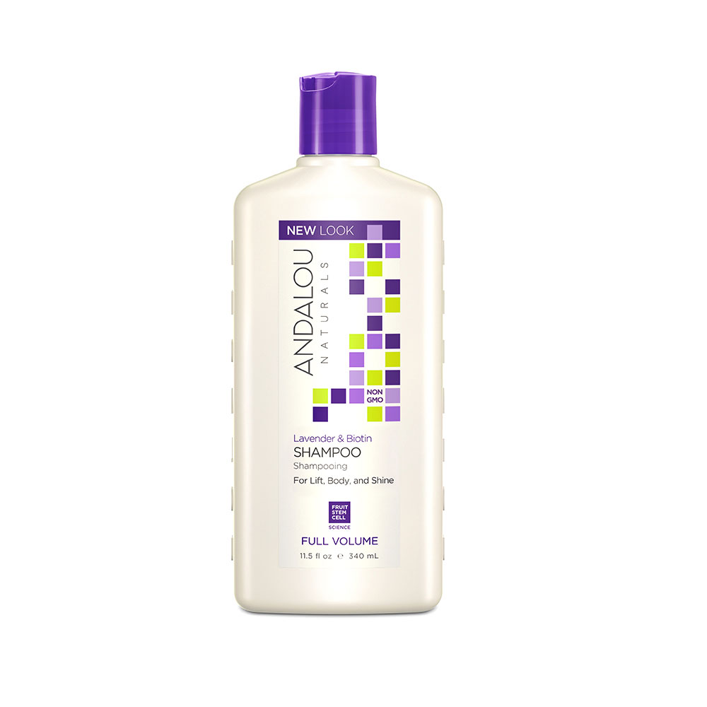 안달로우 라벤더 풀 볼륨 정수리 뿌리 바이오틴 천연 비건 샴푸 340ml, 1개 - 상세 이미지 3