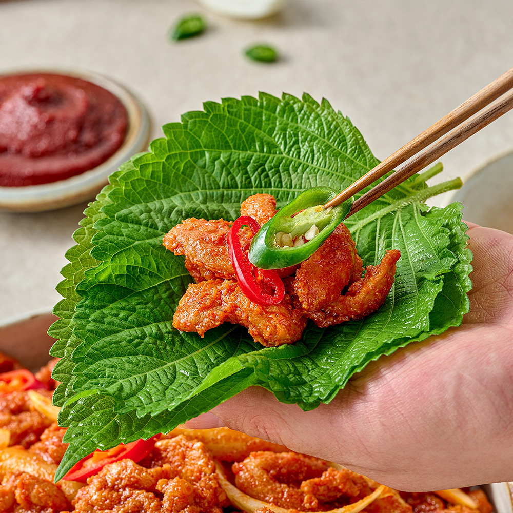 매콤한 양념의 춘천식 닭 불고기 500g 국내산 닭 순살 양념 이미지 8
