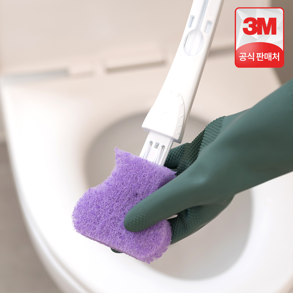 3M 스카치브라이트 변기솔 베이킹소다 크린스틱 리필 30개 화장실 욕실 청소솔 변기클리너