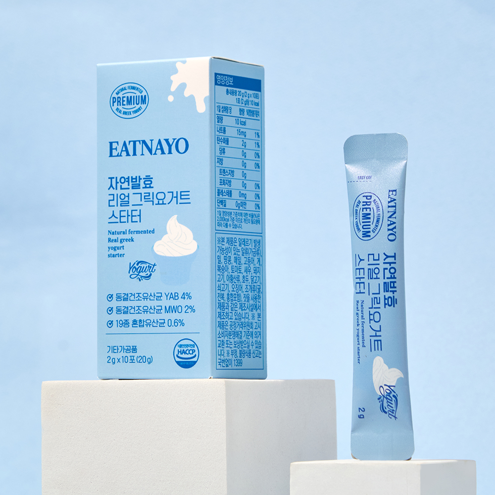 온가족 쉽게 만드는 상온 자연발효 그릭요거트 스타터 유산균 종균 20g, 1개 이미지 7
