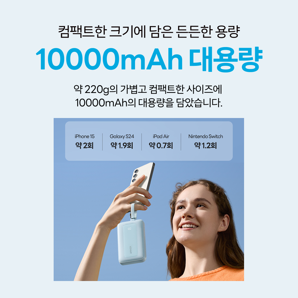 앤커 졸로 맥고 파워뱅크 10000mAh 30W 보조배터리 A1680 이미지 6