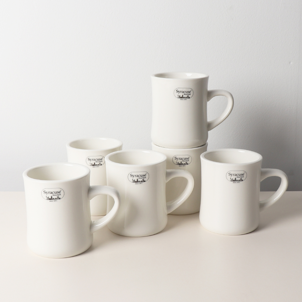 시라쿠스 뉴욕 킹스인 오목머그컵 집들이선물 400ml, 6개 - 상품 이미지