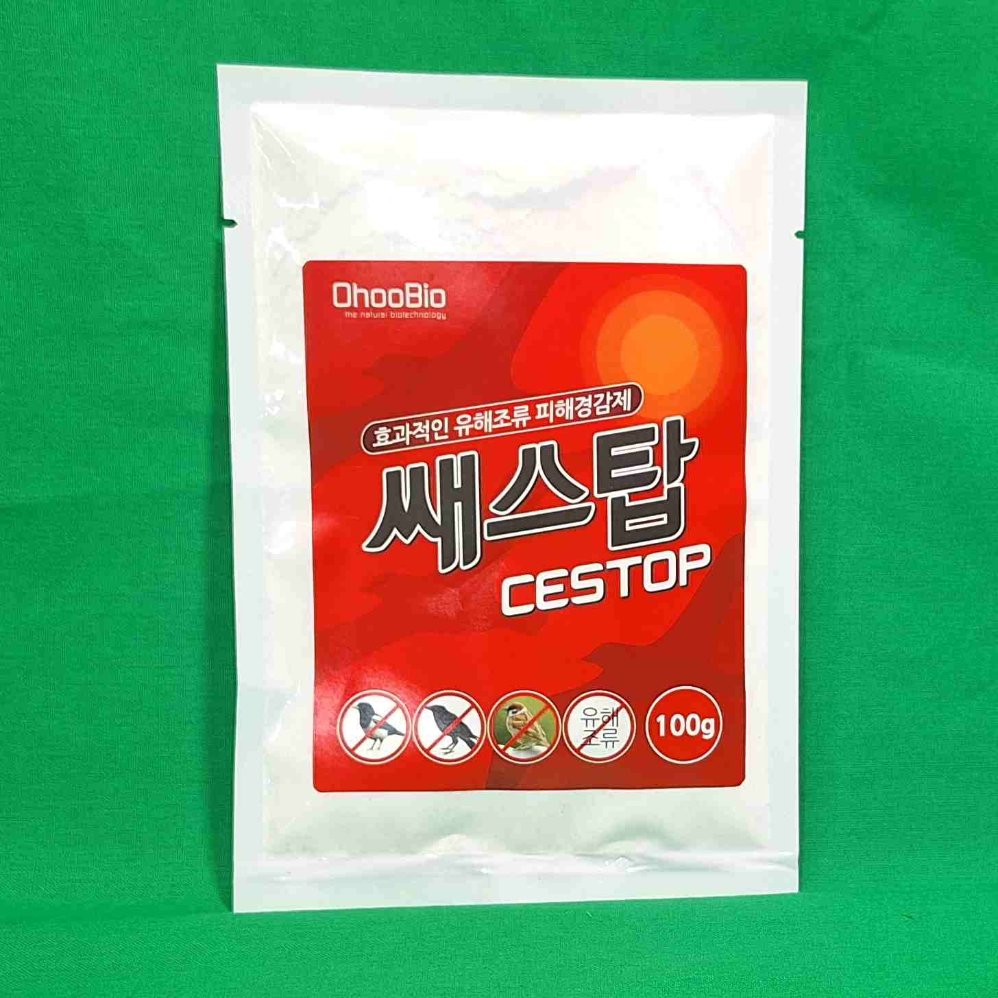 조류기피제 새기피제 피해경감제 쌔스탑CESTOP 100g 500g - 상품 이미지