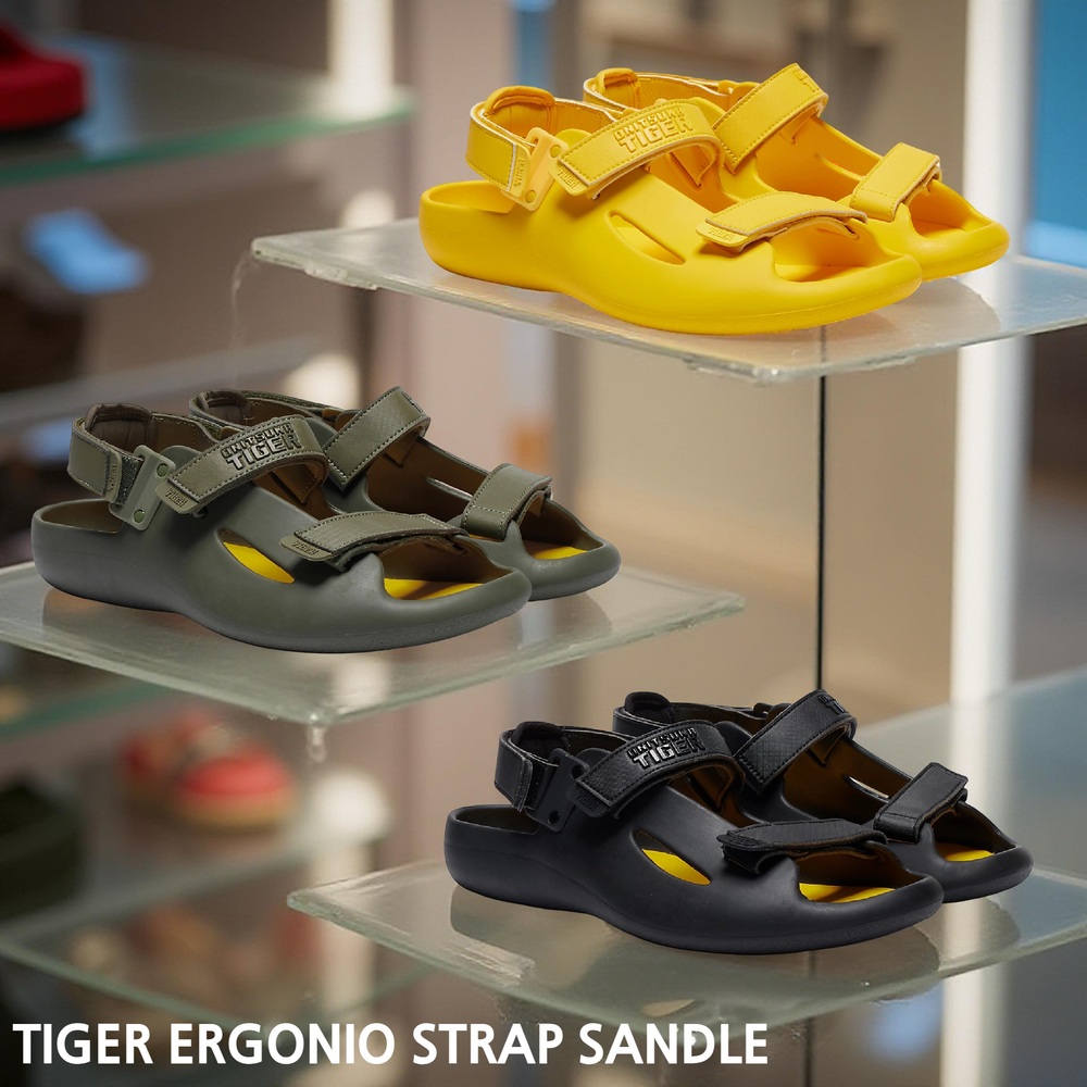 오니츠카타이거 에르고니오 스트랩 샌들 여성 1183C368/관부가세포함 YELLOW 260