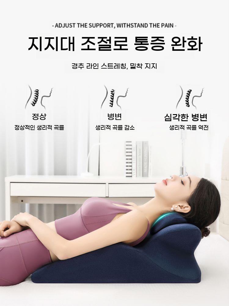 엎드리는쿠션 책보기 베개 보호 독서베개 스트레칭 매트 폰 휴식 다기능 누워서보는 등쿠션 - 상세 이미지 5