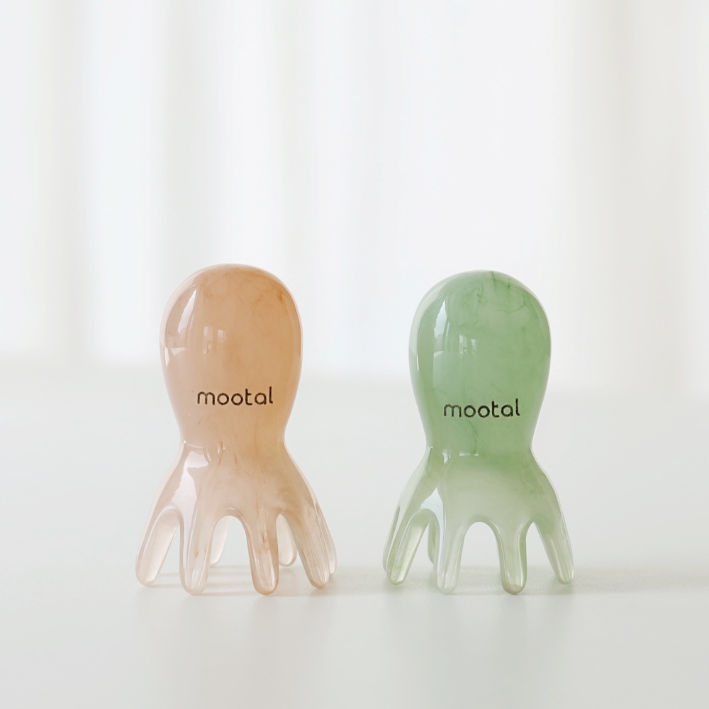 무탈 두피 괄사 마사지 승모근 머리 지압 마사지기 문어 하드핏