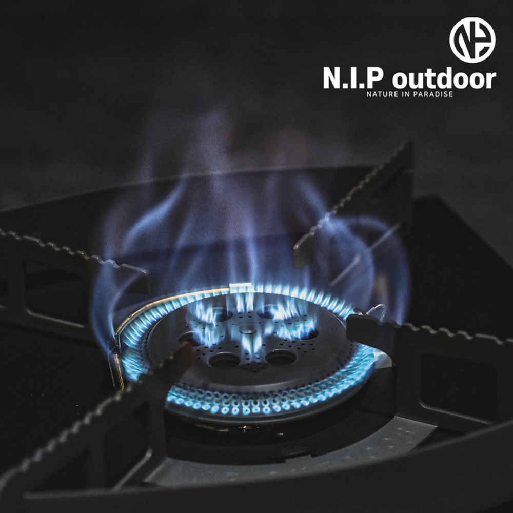 N.I.P 파워플레이트 NO6 리미티드 플랫 버너 가방포함 티탄