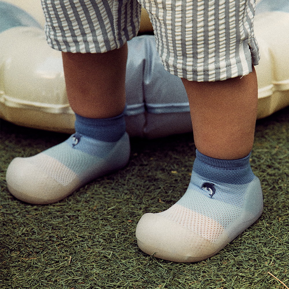 아띠빠스 아기 신발 돌 걸음마 보행기 신발 아이콘 브라운 M(115)