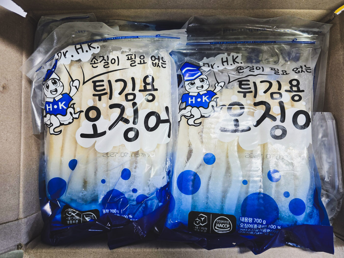 미다지 업소용 탈피 손질 튀김용 대왕 오징어 몸살 스틱 700gX10봉 벌크 명절