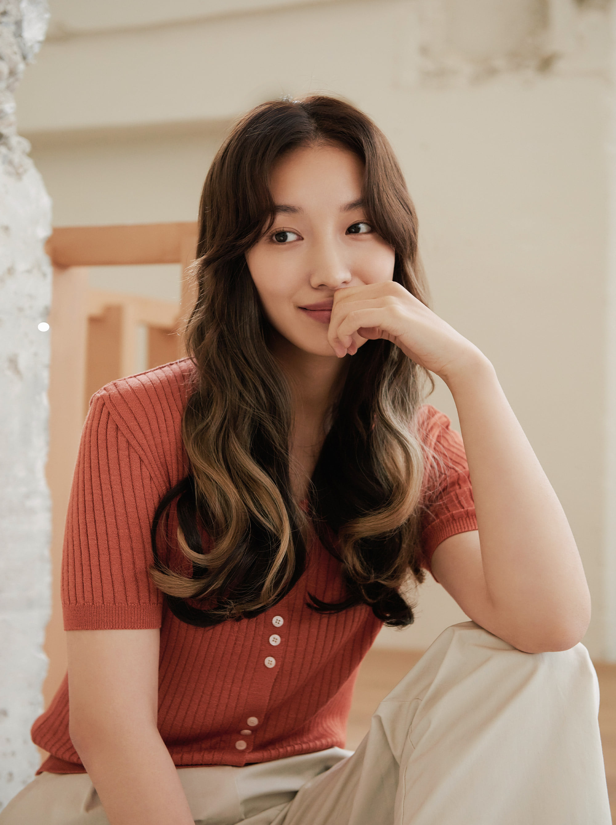 붙임머리 컬러피스 도라 루즈펌 옴브레 - 상세 이미지 3