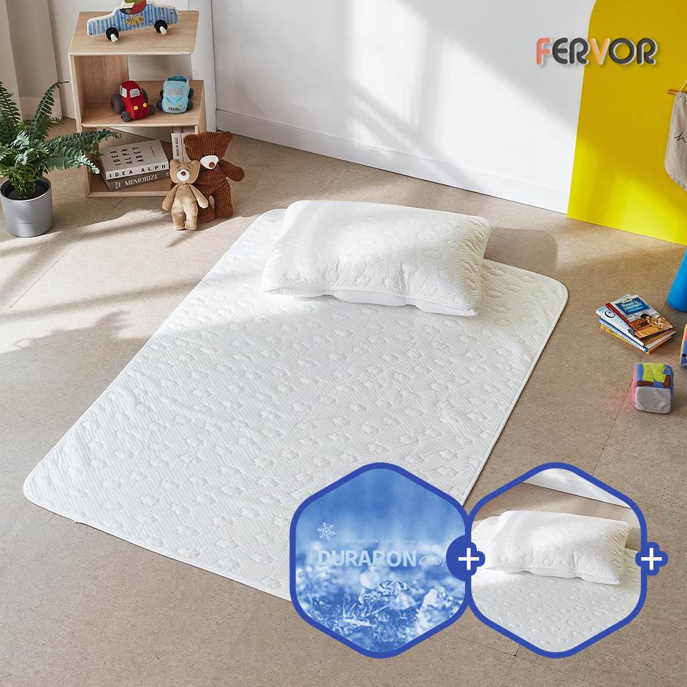 퍼보 휴비스 듀라론 에오로쿨 냉감패드 쿨매트 소파침대러그 크롬화이트, 65x120