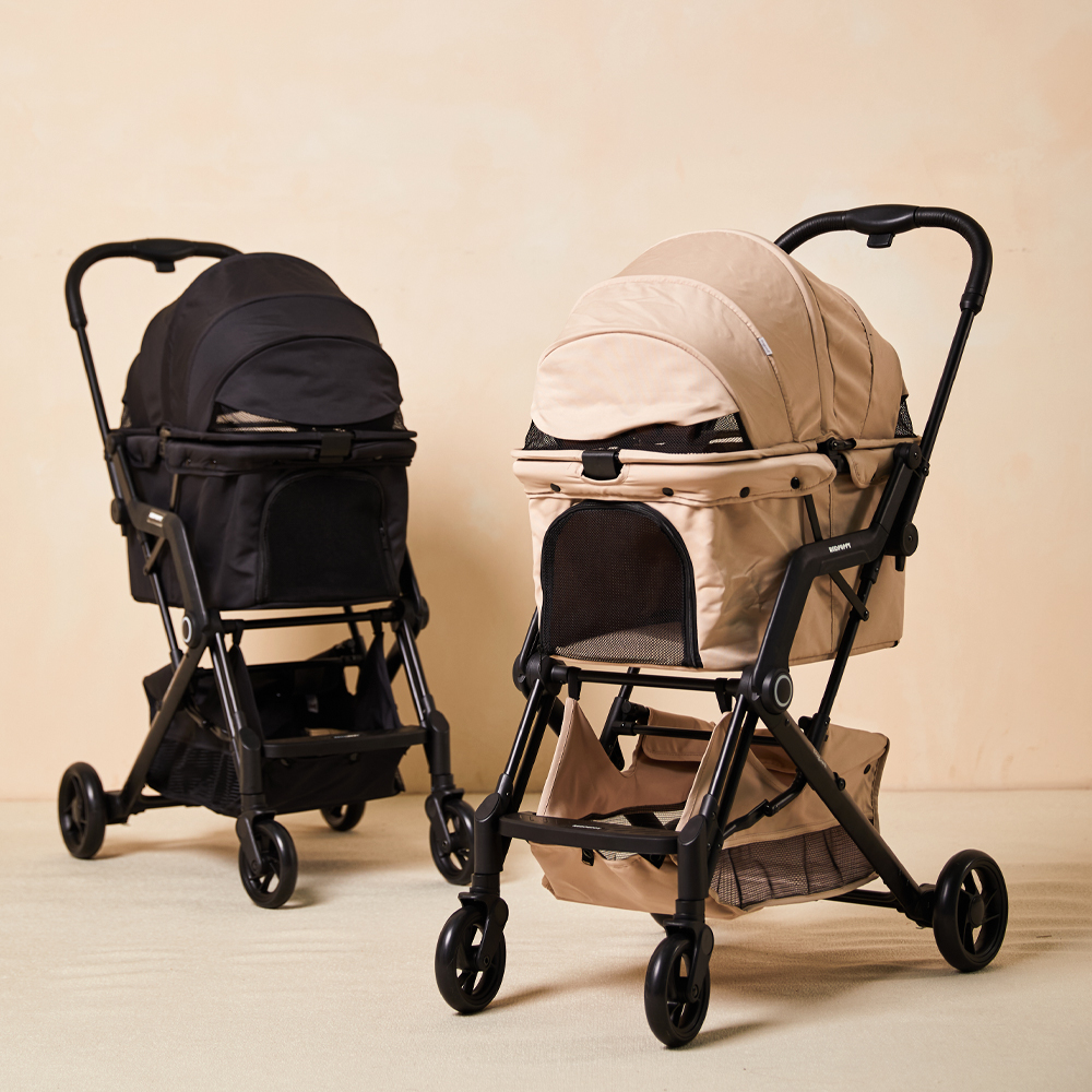 개과천선 오르엘 애견 강아지 유모차 개모차 캐리어 웨건 반려견 휴대용 유모차 원터치 폴딩