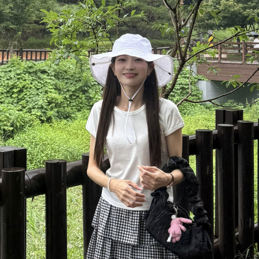여름 챙넓은 버킷햇 벙거지 남자 여성 물놀이 휴양지 빅사이즈 대두 사파리 모자 사진 6